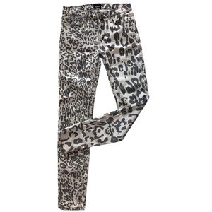Hudson Nico Leopard Skinny Jeans Size 27